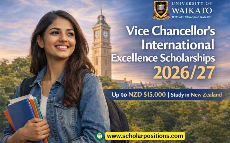 Vice Chancellor’s International Excellence Scholarships
