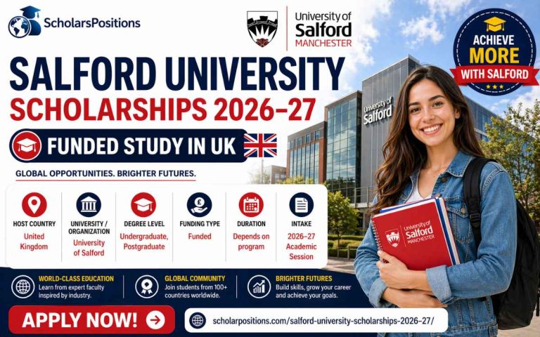 Salford University Scholarships