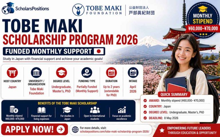 Tobe Maki Scholarship Program