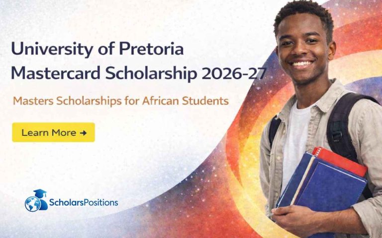 University of Pretoria Mastercard Scholarship