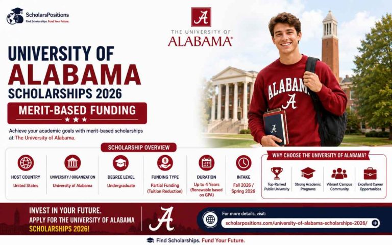 University of Alabama Scholarships