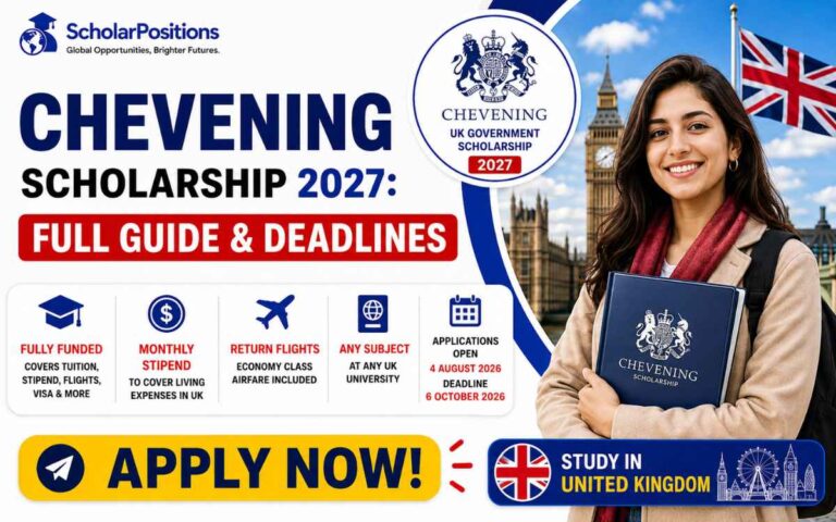 Chevening Scholarship 2027
