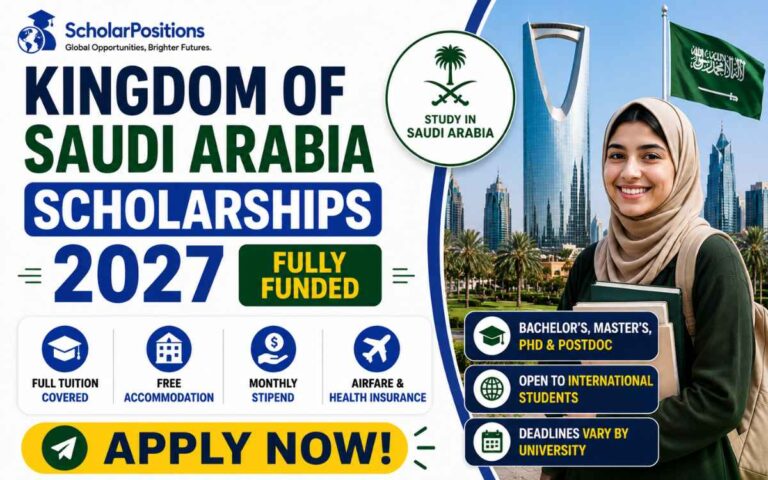 Kingdom of Saudi Arabia Scholarships