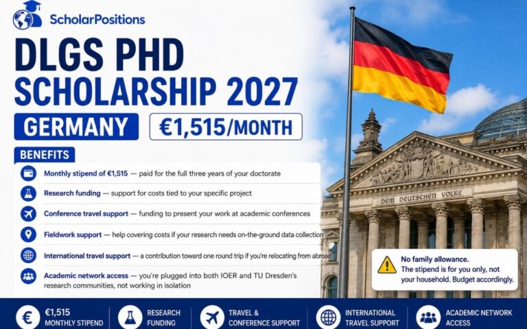 DLGS PhD Scholarship 2027
